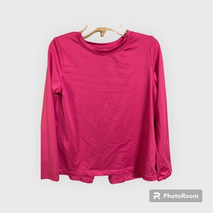 Little Girl's‎ Fuchsia Moisture Wicking Active T-Shirt Size XS (4-5)